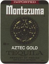 Montezuma Tequila Gold 80@